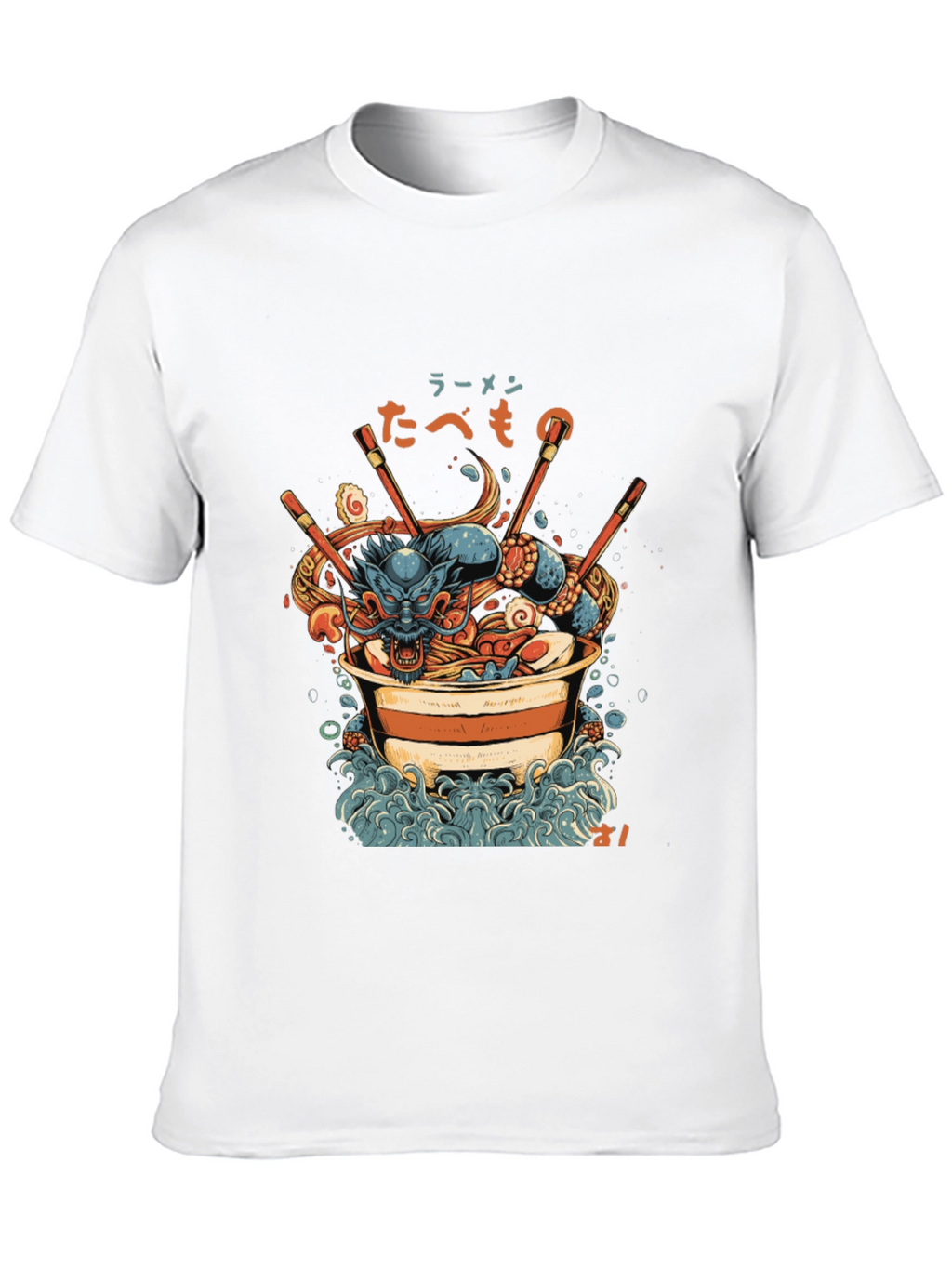 Dragon Ramen Graphic Tee - Unique Design