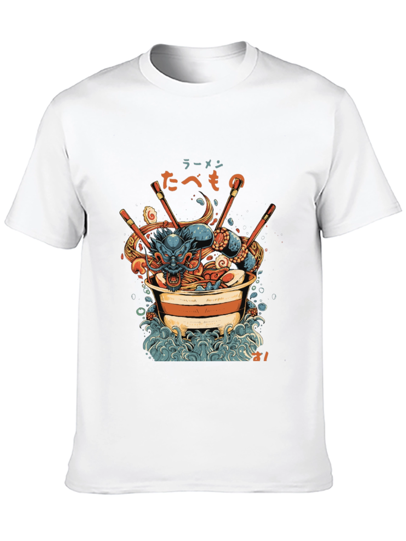 Dragon Ramen Graphic Tee - Unique Design