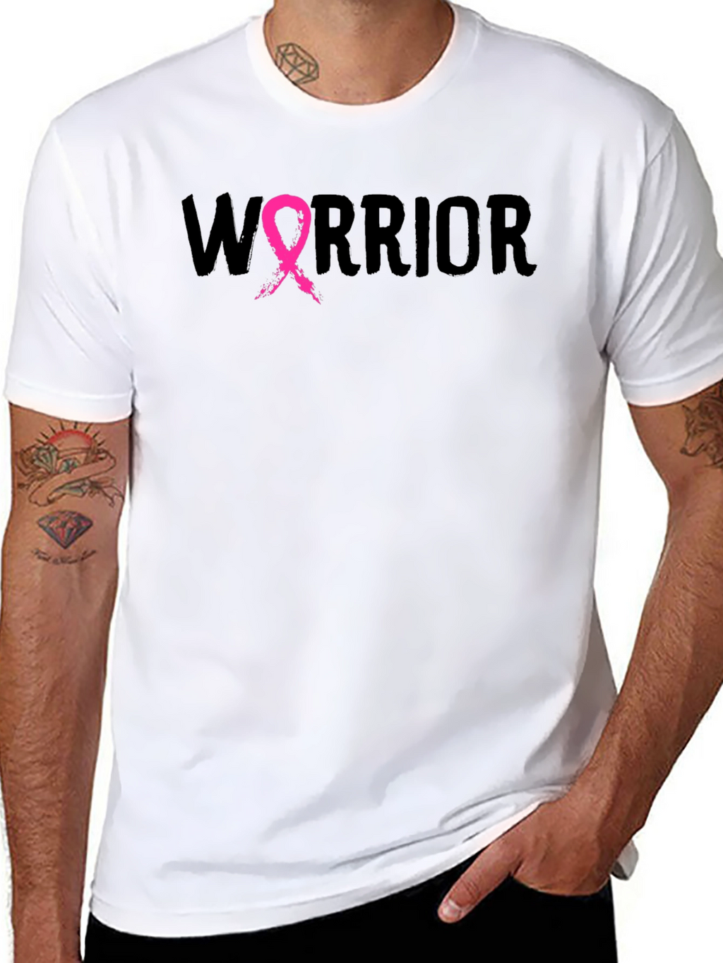 Warrior Breast Cancer Awareness T-Shirt