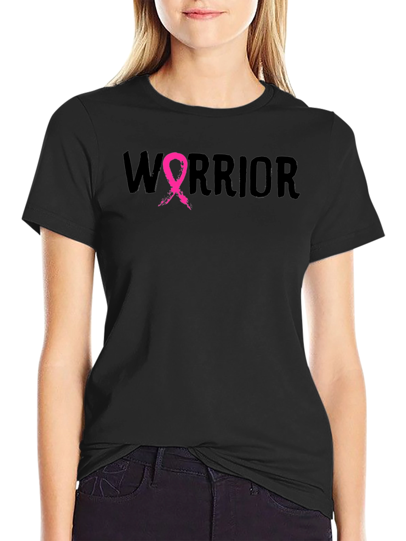 Warrior Breast Cancer Awareness T-Shirt