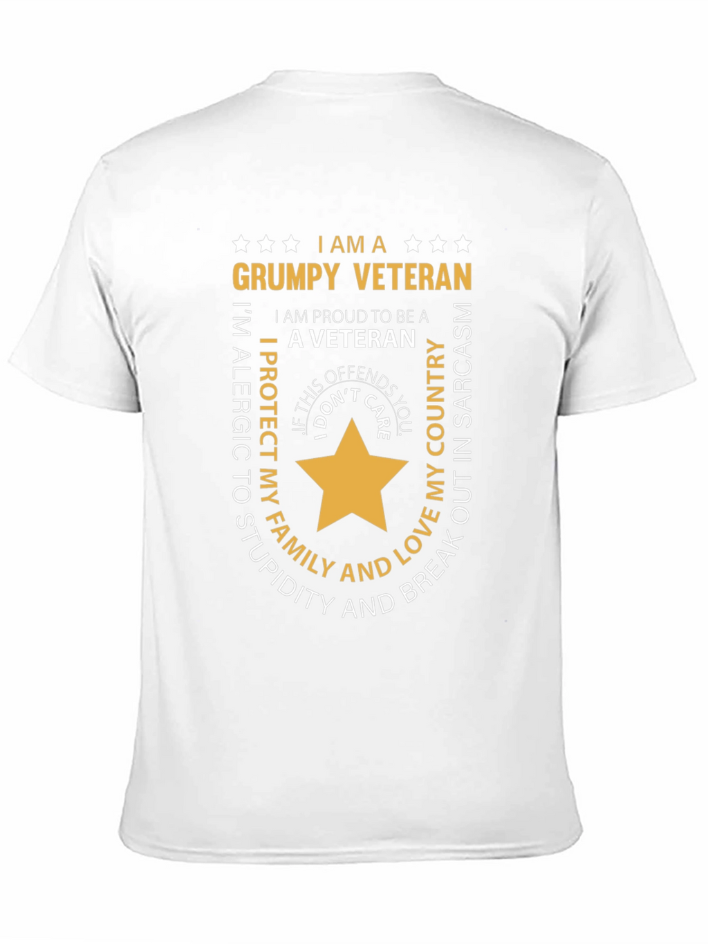 Grumpy Veteran Graphic T-Shirt