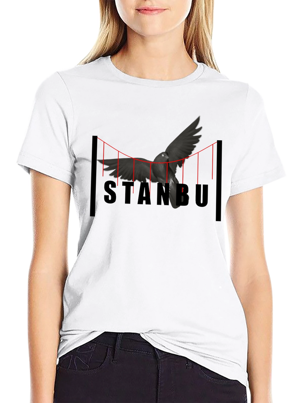 Istanbul Bridge Bird T-Shirt