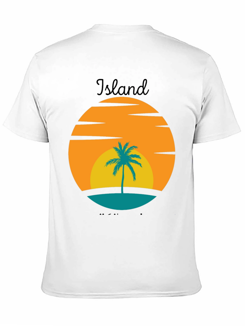 Island Sunset Graphic Tee - Tropical Vibe