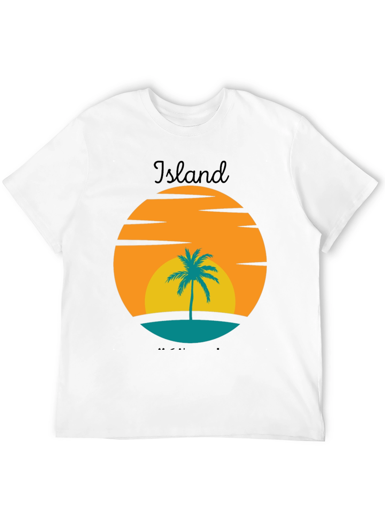 Island Sunset Graphic Tee - Tropical Vibe