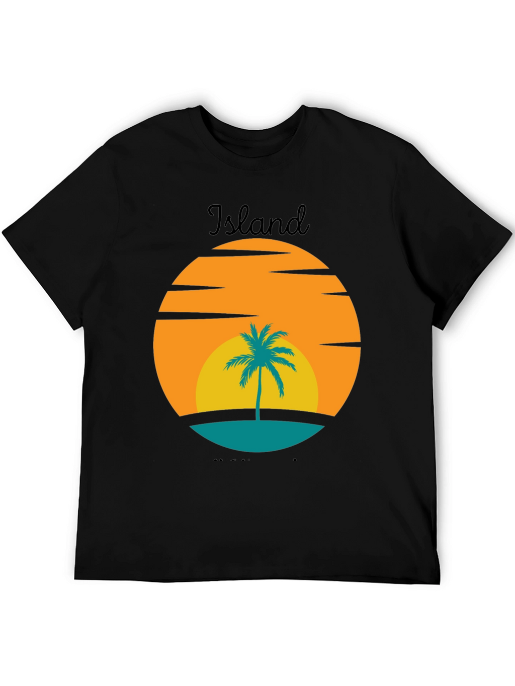 Island Sunset Graphic Tee - Tropical Vibe