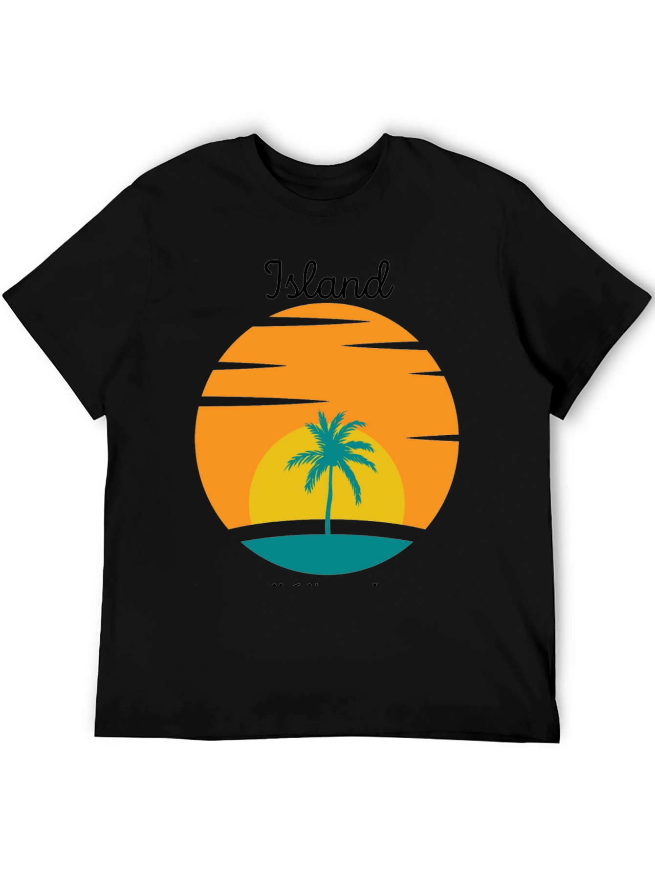 Island Sunset Graphic Tee - Tropical Vibe