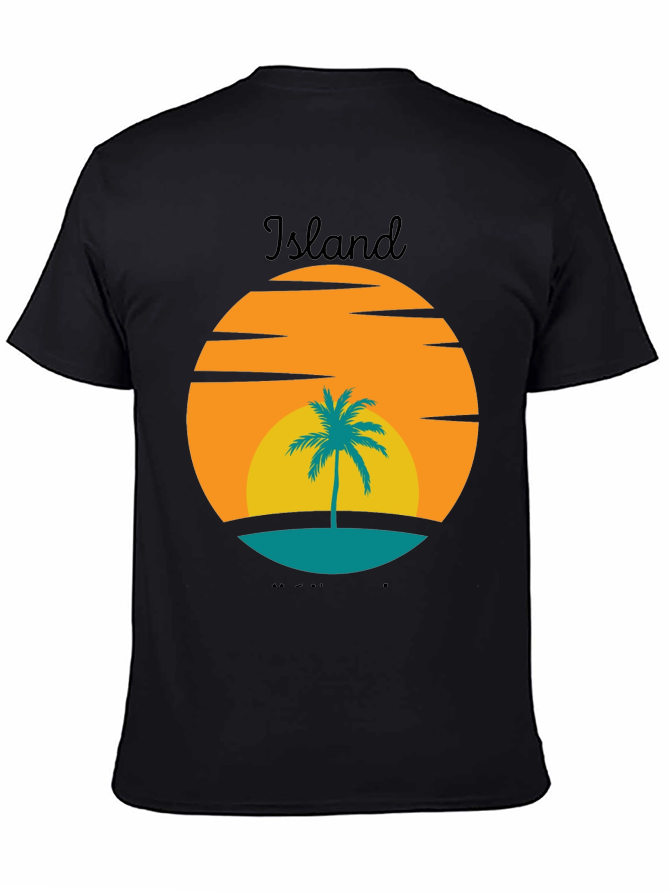 Island Sunset Graphic Tee - Tropical Vibe