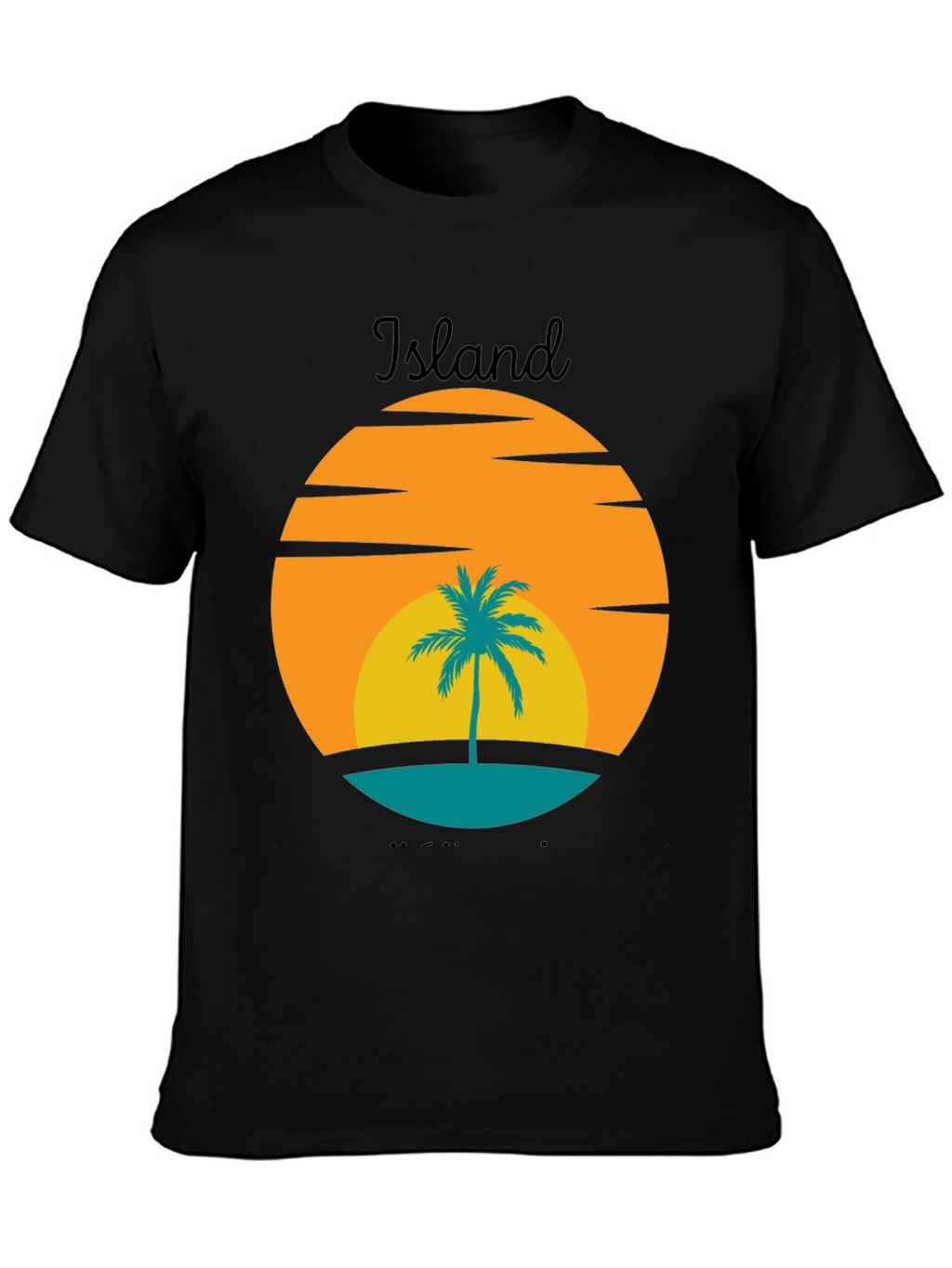 Island Sunset Graphic Tee - Tropical Vibe