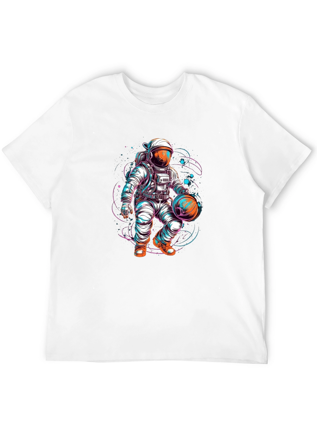 Astronaut Basketball Graphic Tee