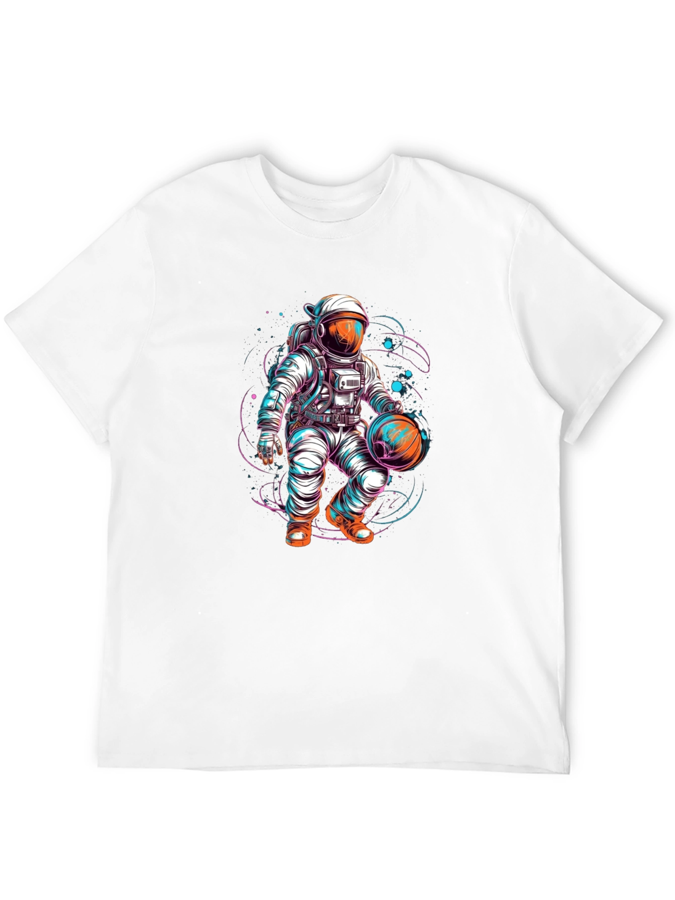 Astronaut Basketball Graphic Tee