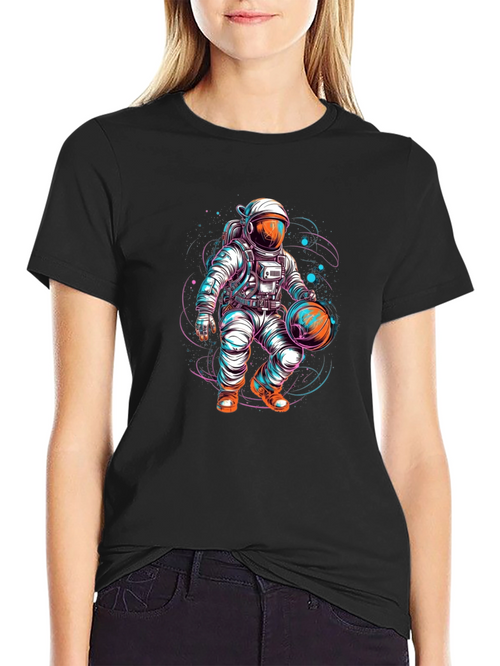 Astronaut Basketball Graphic Tee
