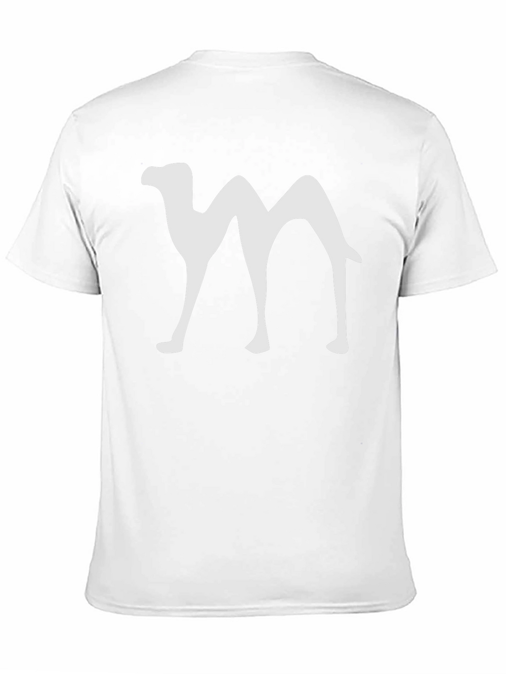 Camel Silhouette Graphic T-Shirt - Black Cotton Blend