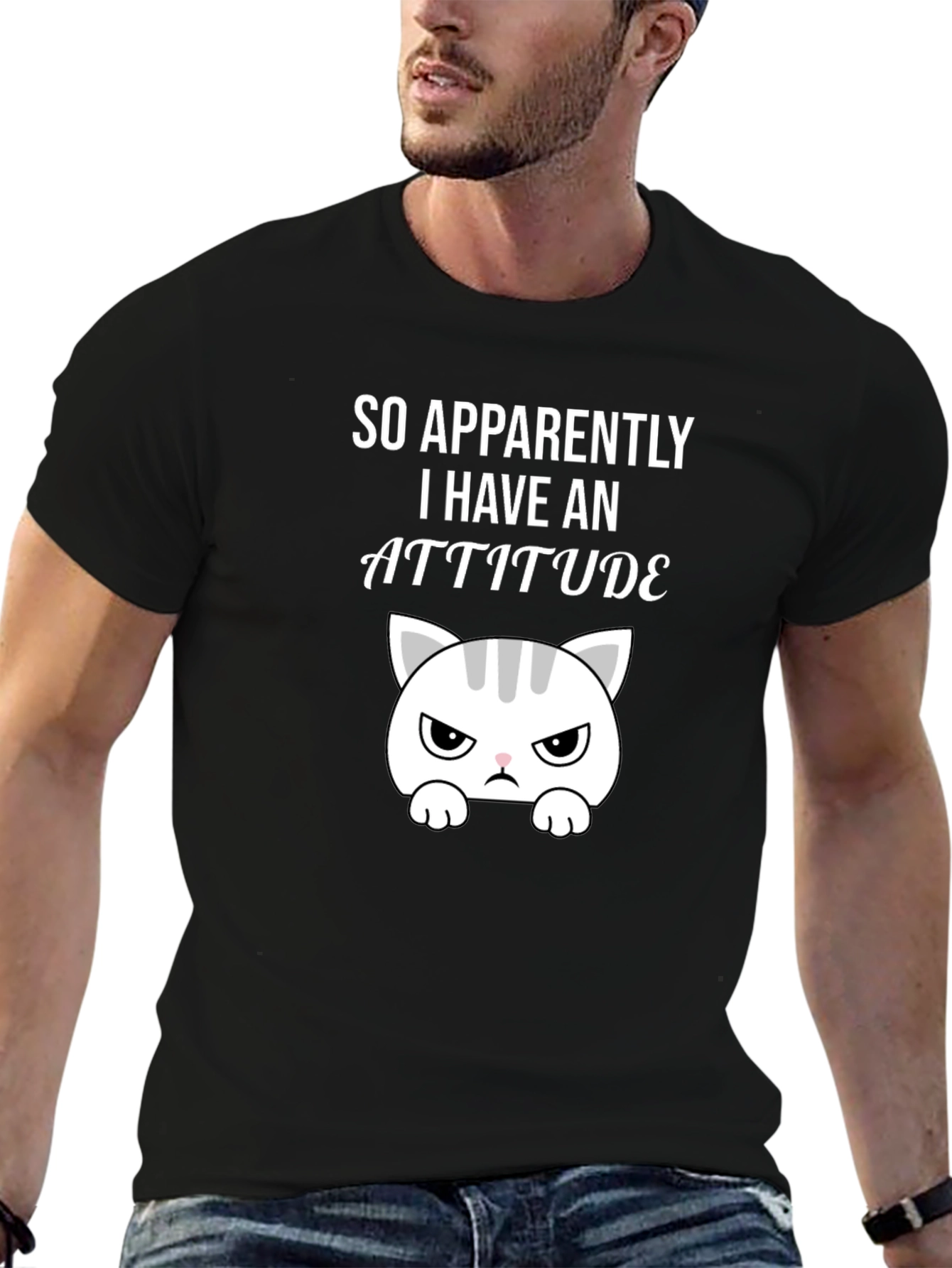 Funny Cat Attitude T-Shirt