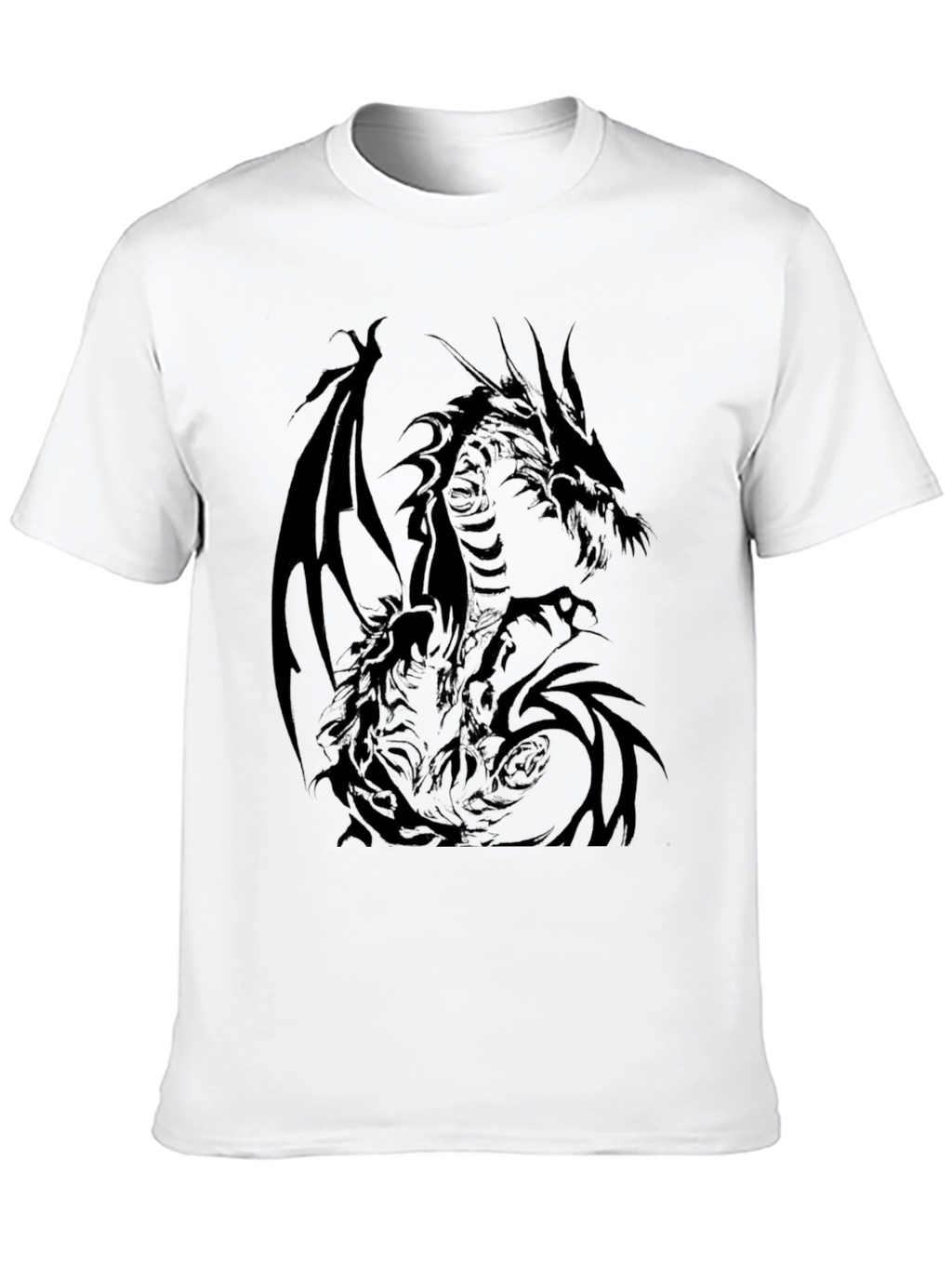 Dragon Graphic T-Shirt - Mens Black Tee