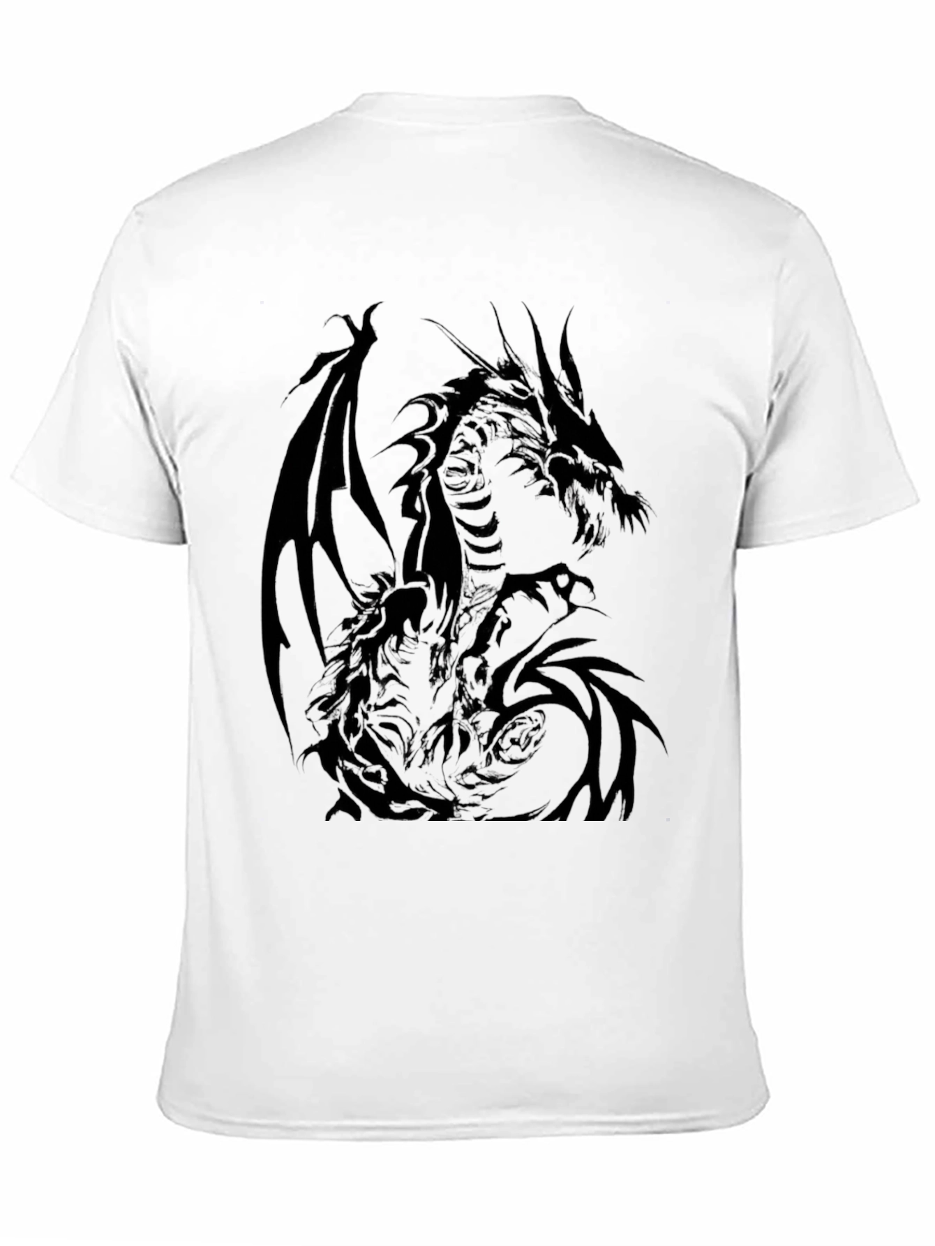 Dragon Graphic T-Shirt - Mens Black Tee