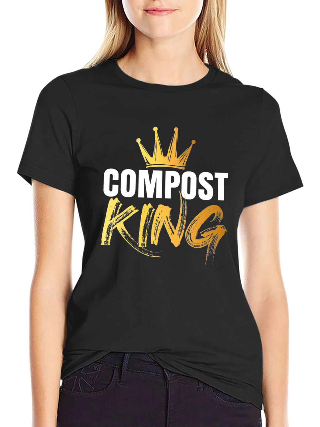 Compost King T-Shirt - Black Graphic Tee