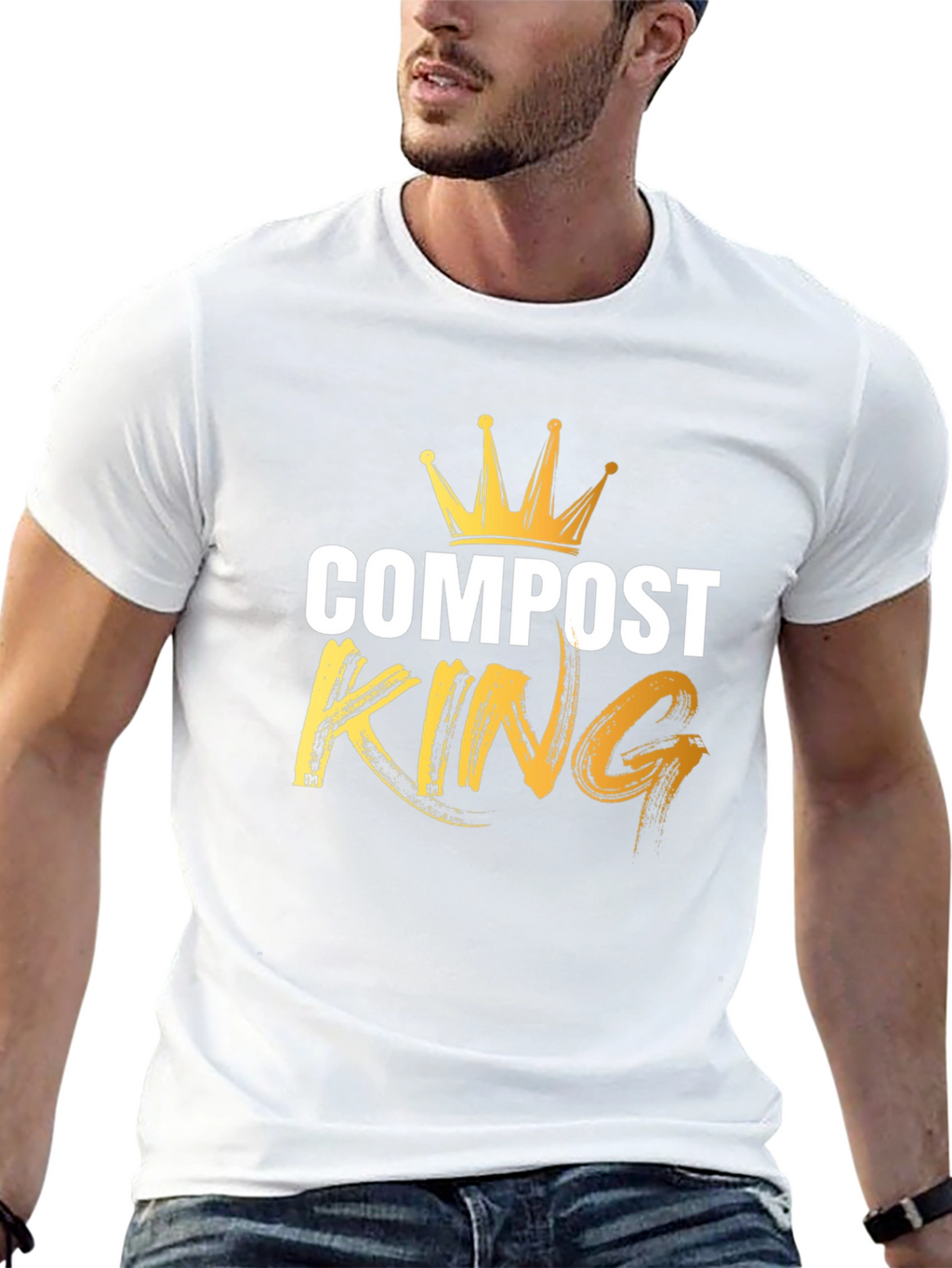 Compost King T-Shirt - Black Graphic Tee