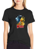 Saxophone Music Graphic Tee - Black Cotton T-Shirt