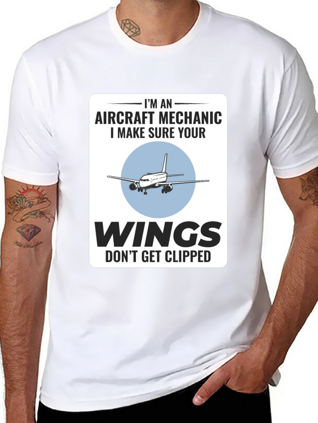 Aircraft Mechanic Funny T-Shirt - Aviation Wings