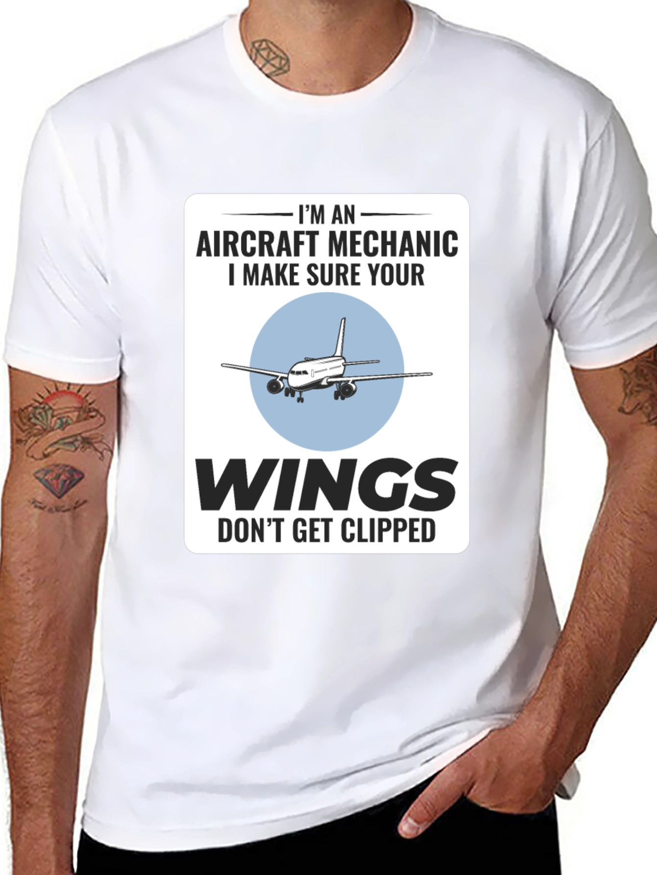 Aircraft Mechanic Funny T-Shirt - Aviation Wings