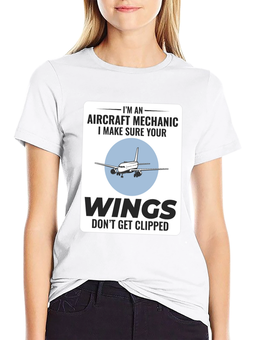 Aircraft Mechanic Funny T-Shirt - Aviation Wings