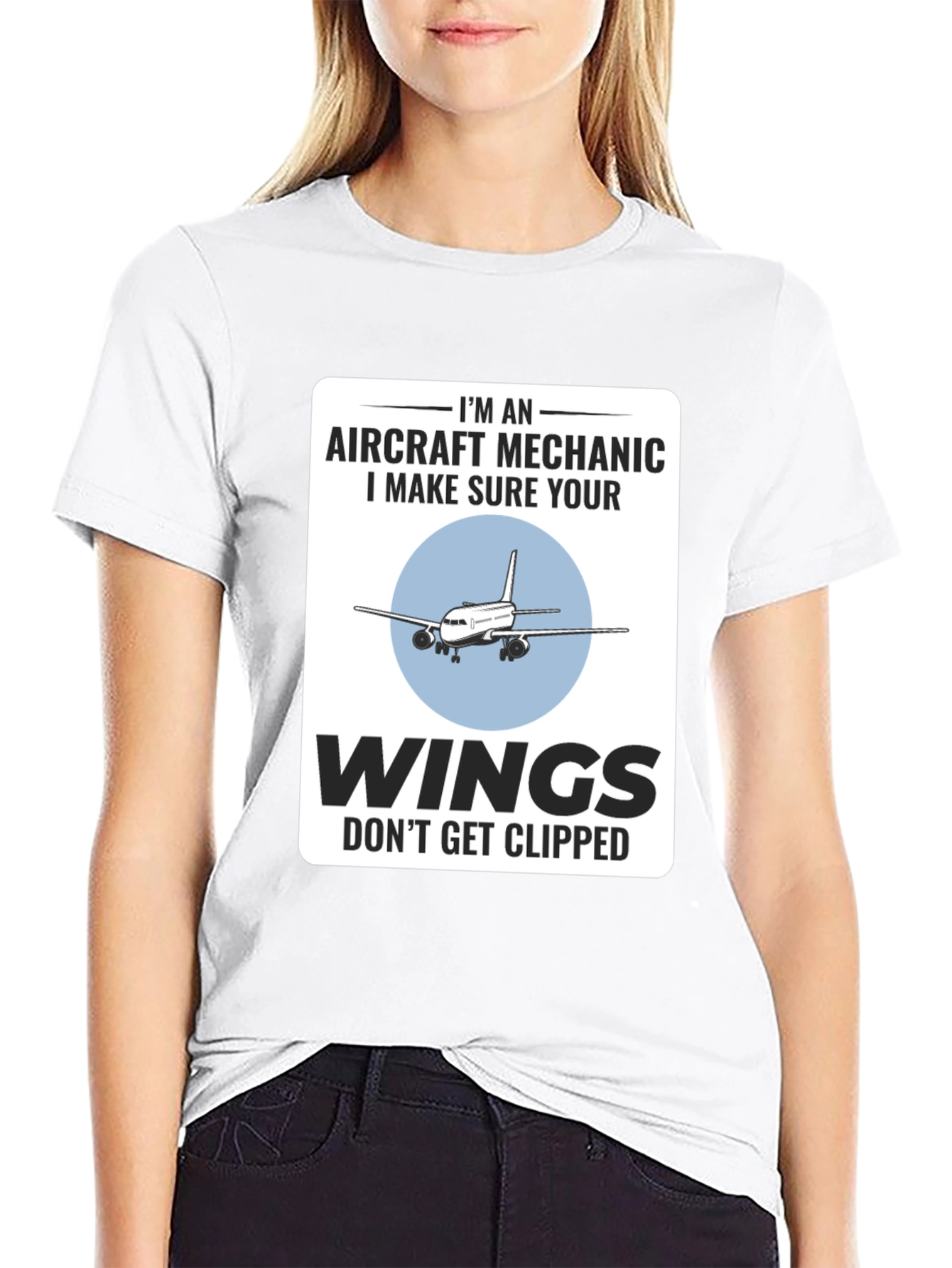 Aircraft Mechanic Funny T-Shirt - Aviation Wings