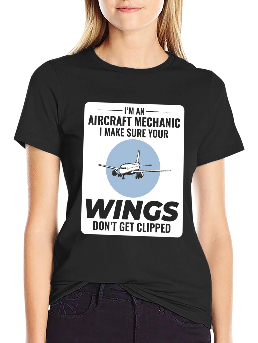 Aircraft Mechanic Funny T-Shirt - Aviation Wings