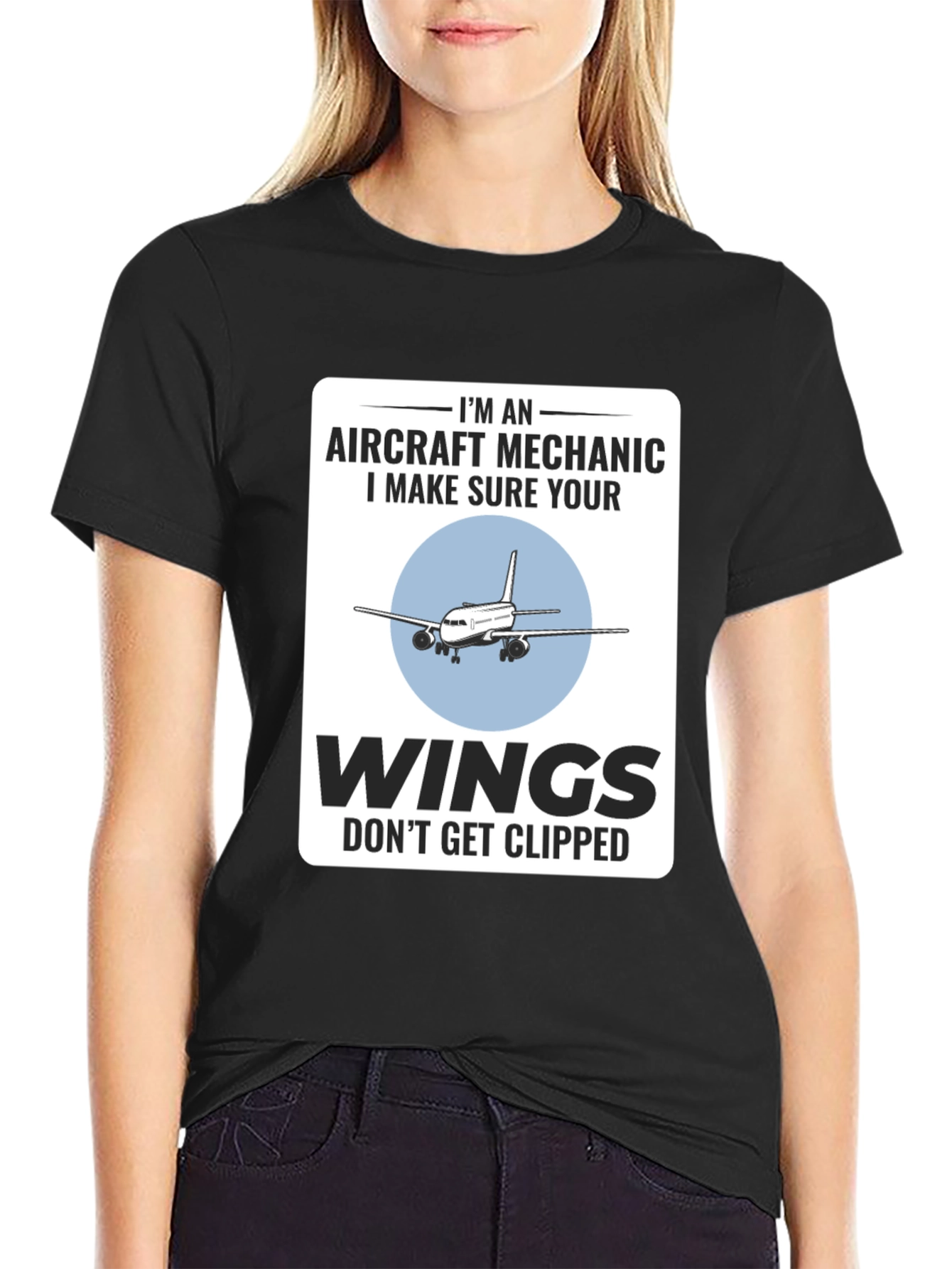Aircraft Mechanic Funny T-Shirt - Aviation Wings