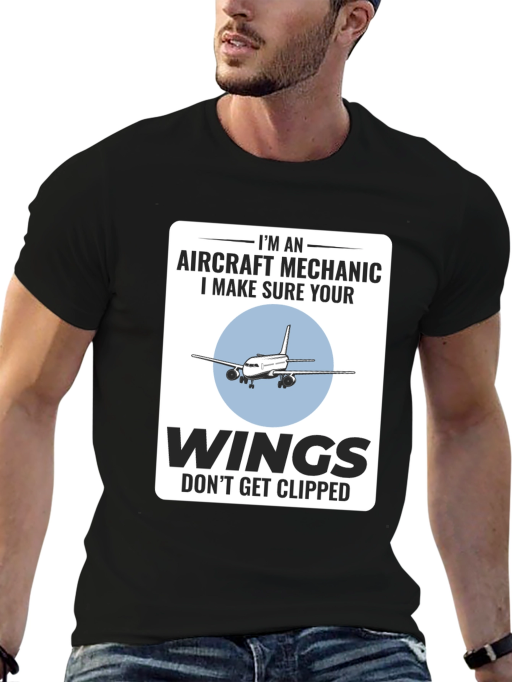 Aircraft Mechanic Funny T-Shirt - Aviation Wings