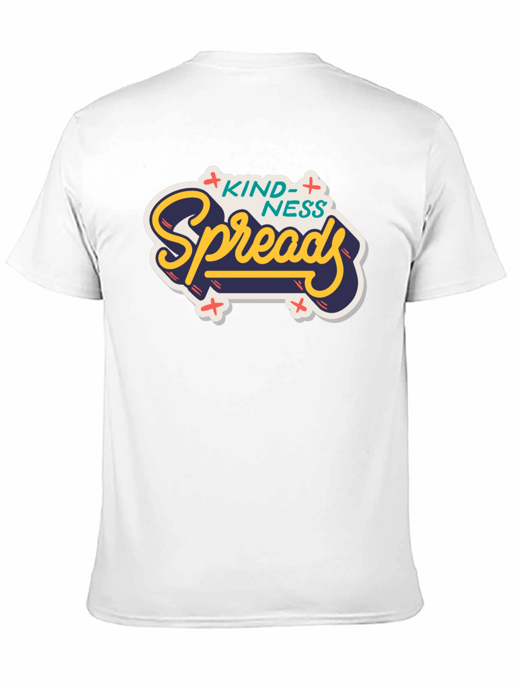 Kindness Spreads Graphic Tee - Black Casual T-Shirt