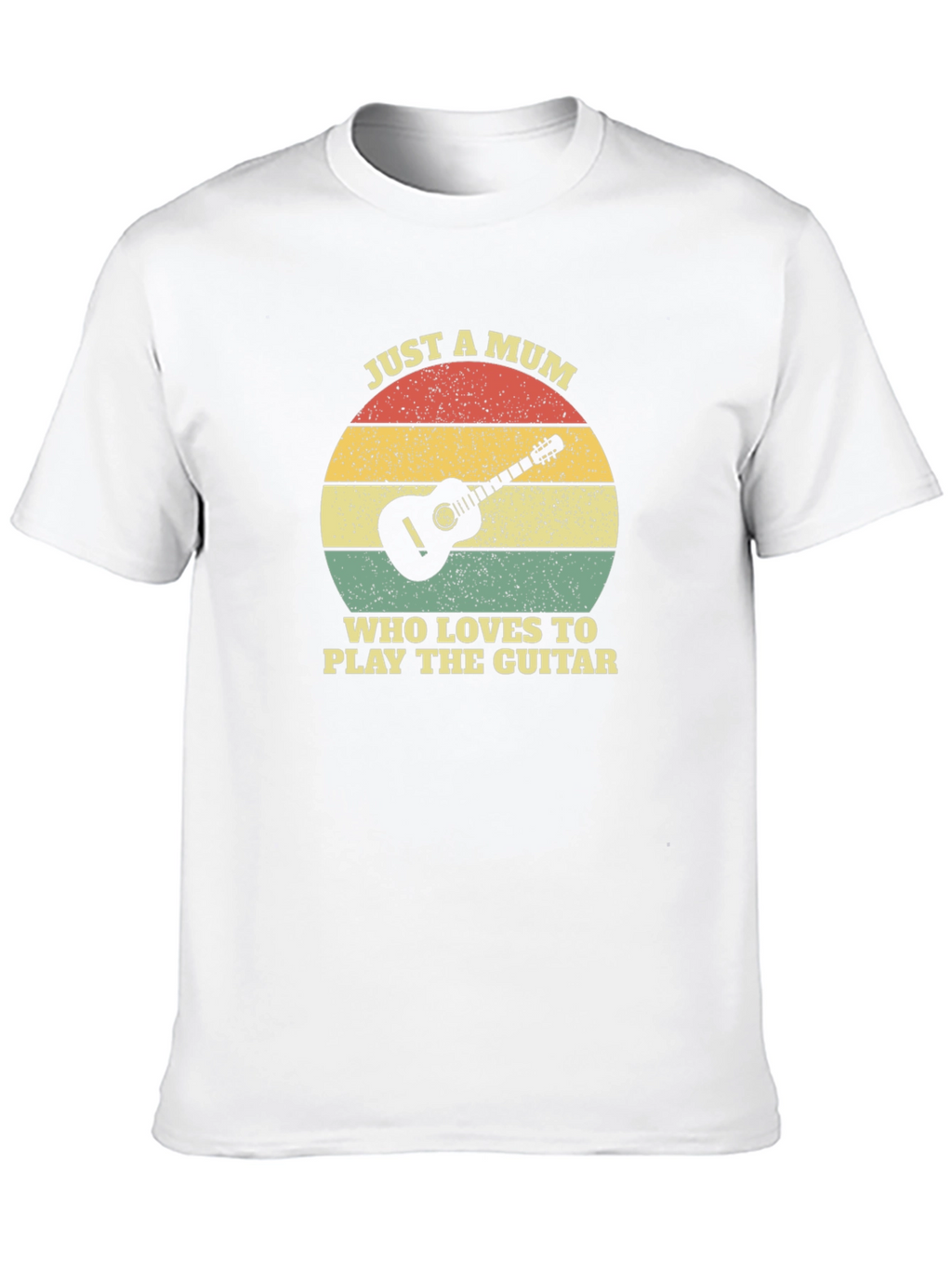 Just A Mum Guitar Lover Graphic T-Shirt