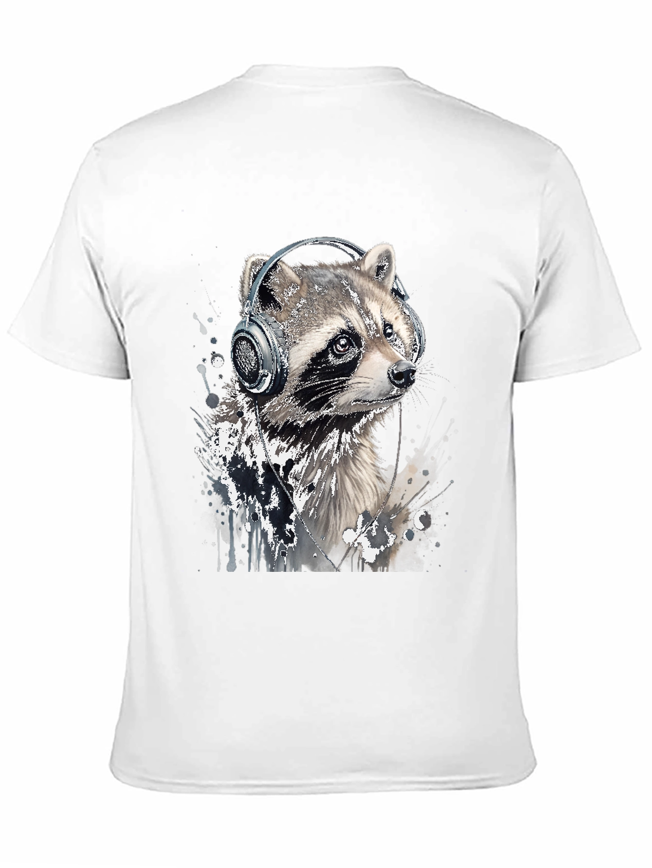 Raccoon DJ Graphic Tee