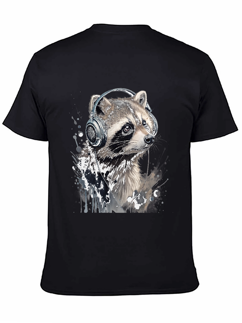 Raccoon DJ Graphic Tee