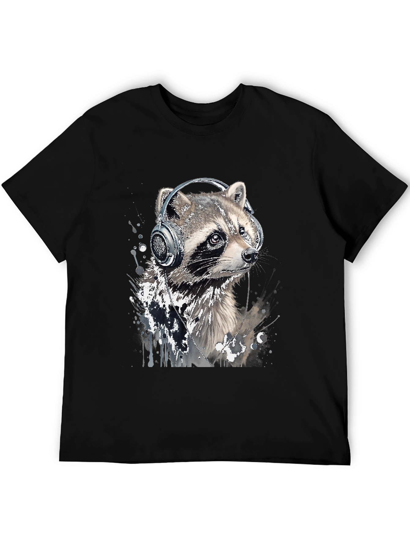 Raccoon DJ Graphic Tee