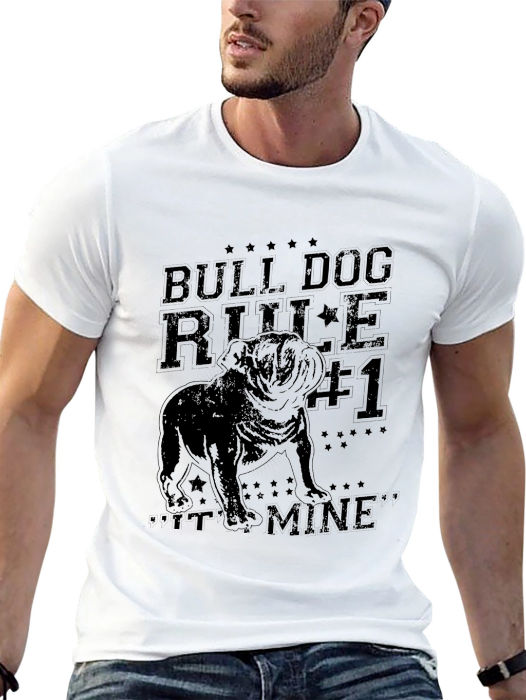 Bulldog Rule #1 T-Shirt – Funny Bulldog Lover Graphic Tee
