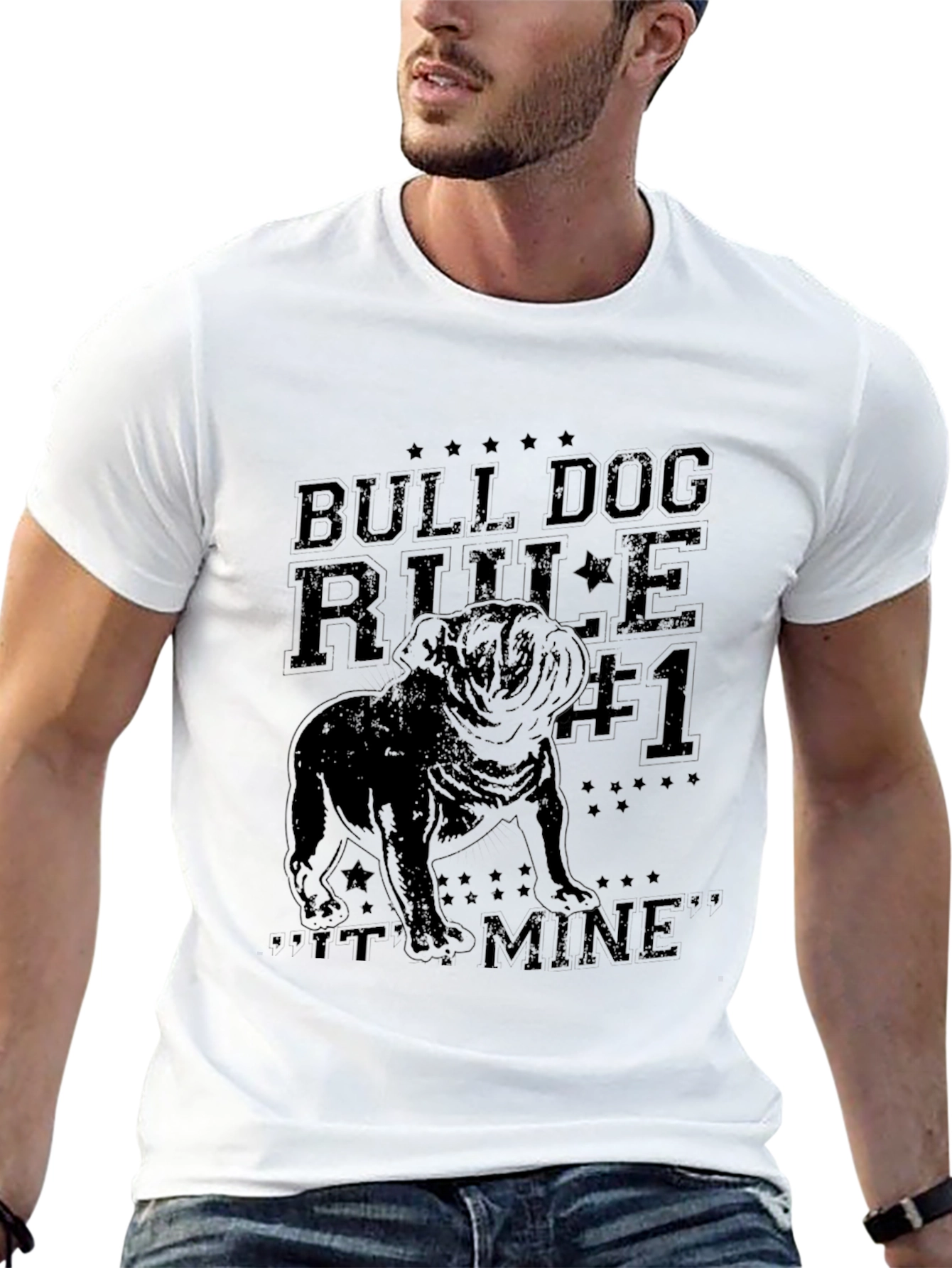 Bulldog Rule #1 T-Shirt – Funny Bulldog Lover Graphic Tee