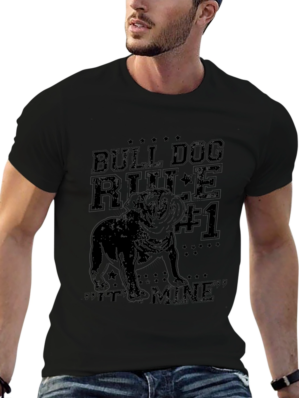 Bulldog Rule #1 T-Shirt – Funny Bulldog Lover Graphic Tee