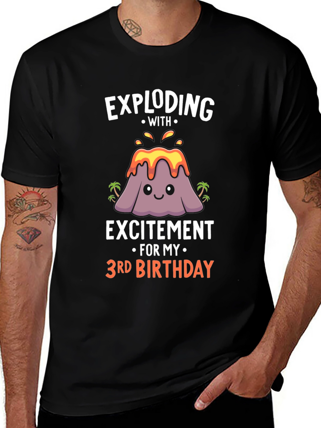 Exploding with Excitement 3rd Birthday T-Shirt
