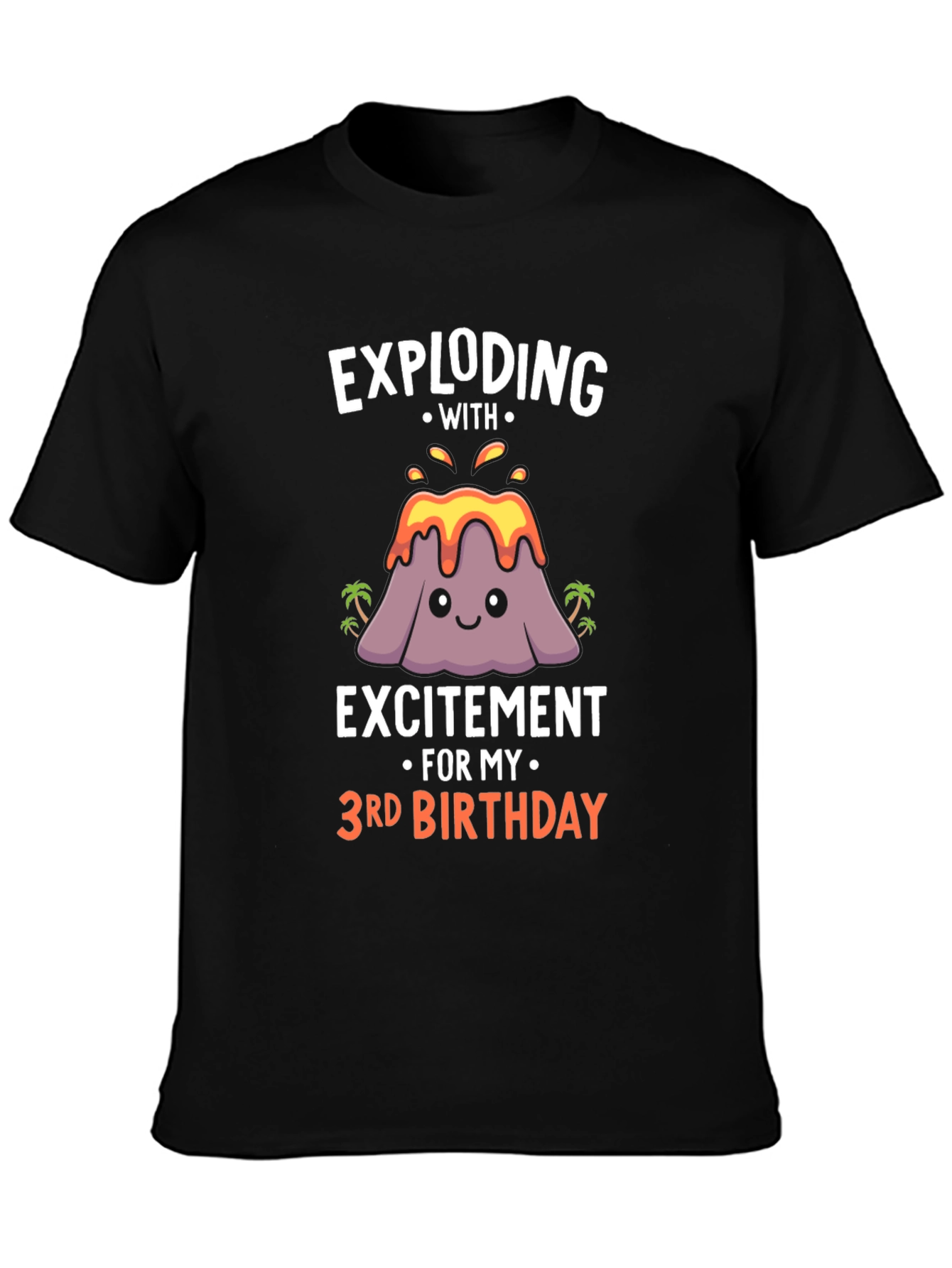 Exploding with Excitement 3rd Birthday T-Shirt