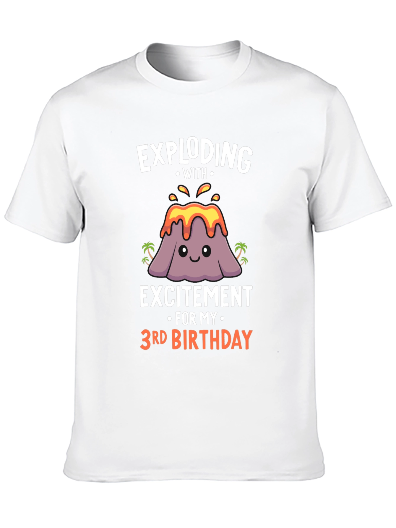 Exploding with Excitement 3rd Birthday T-Shirt