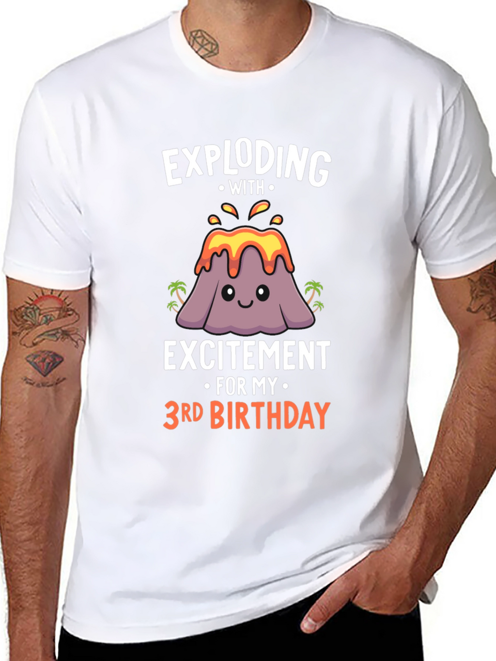Exploding with Excitement 3rd Birthday T-Shirt