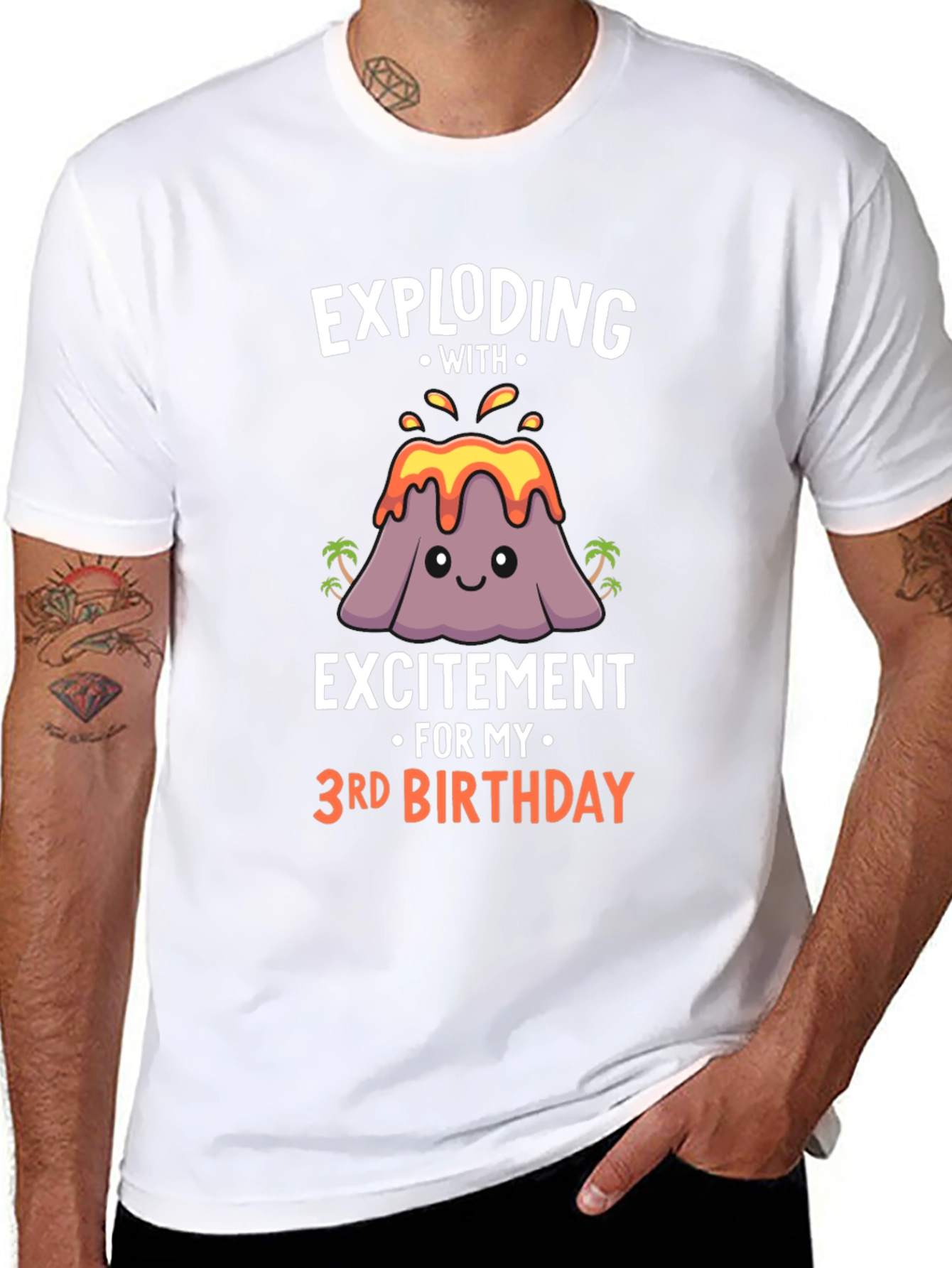 Exploding with Excitement 3rd Birthday T-Shirt