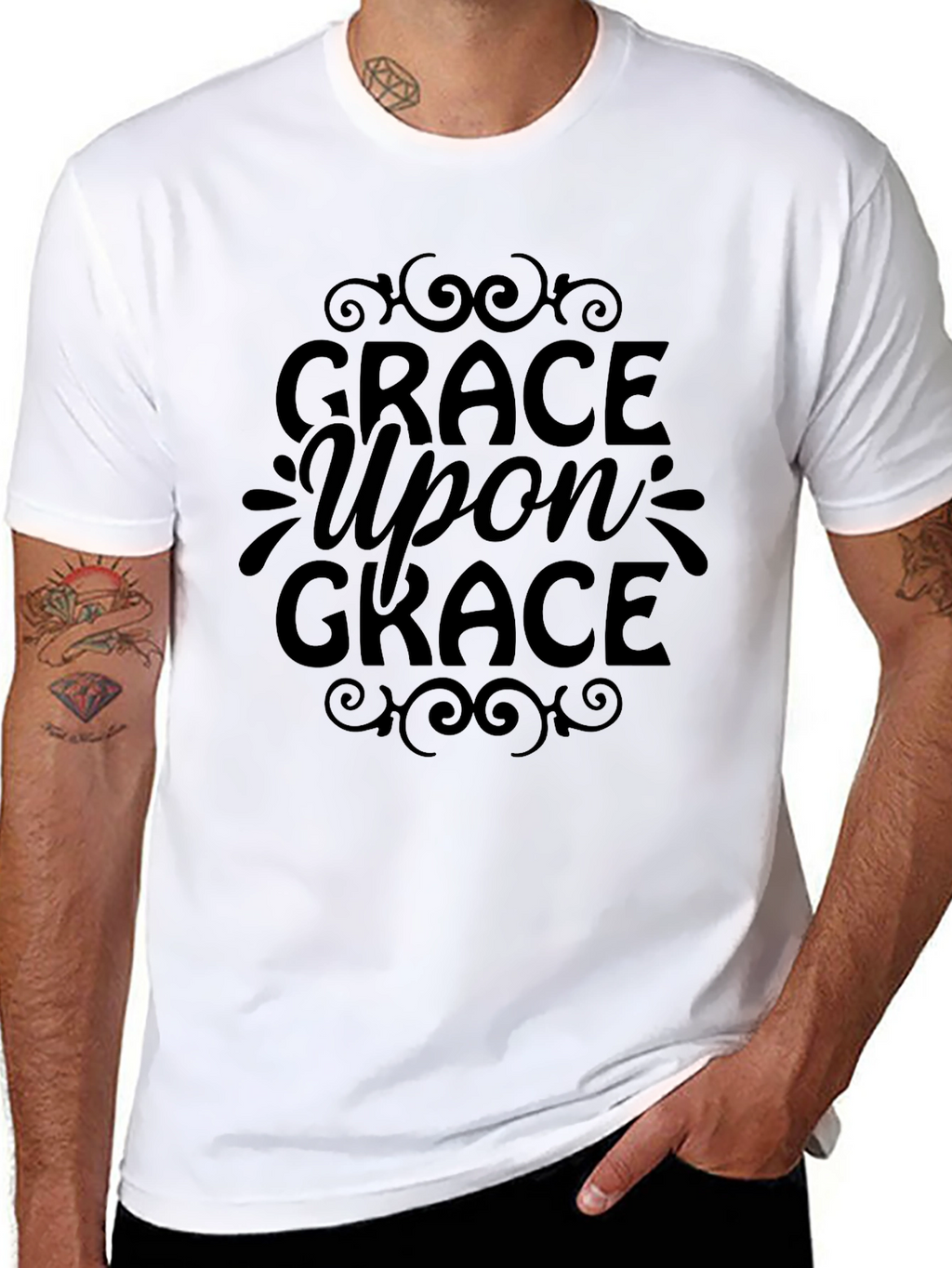 Grace Upon Grace Black T-Shirt