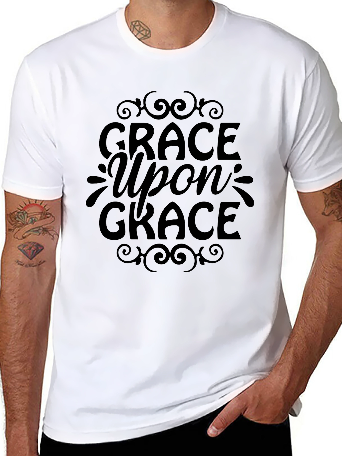 Grace Upon Grace Black T-Shirt