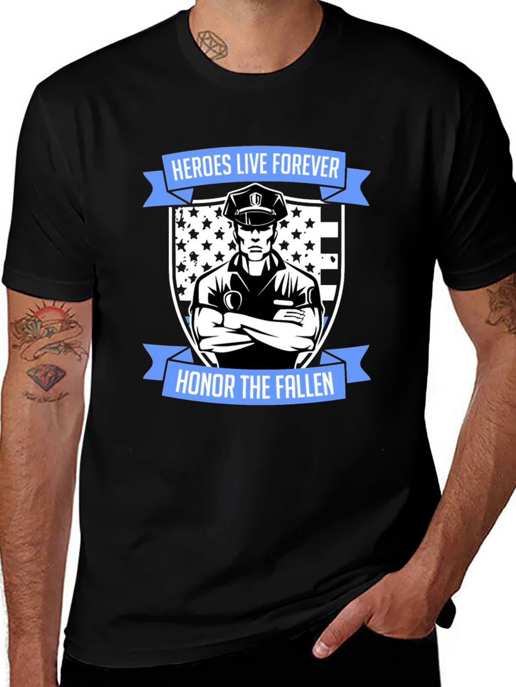 Heroes Live Forever T-Shirt