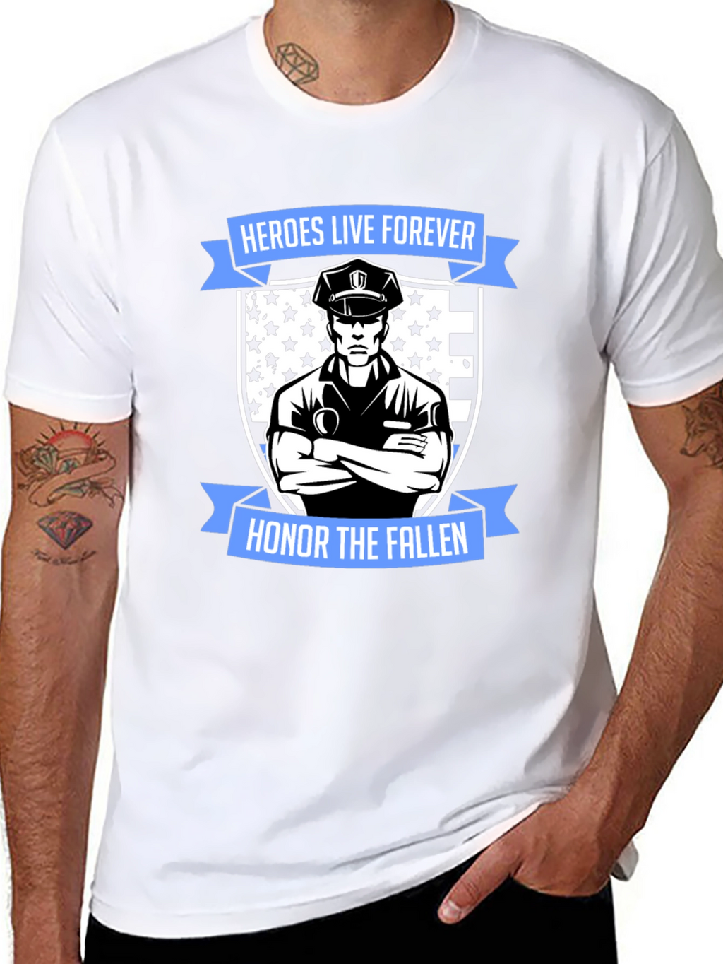 Heroes Live Forever T-Shirt
