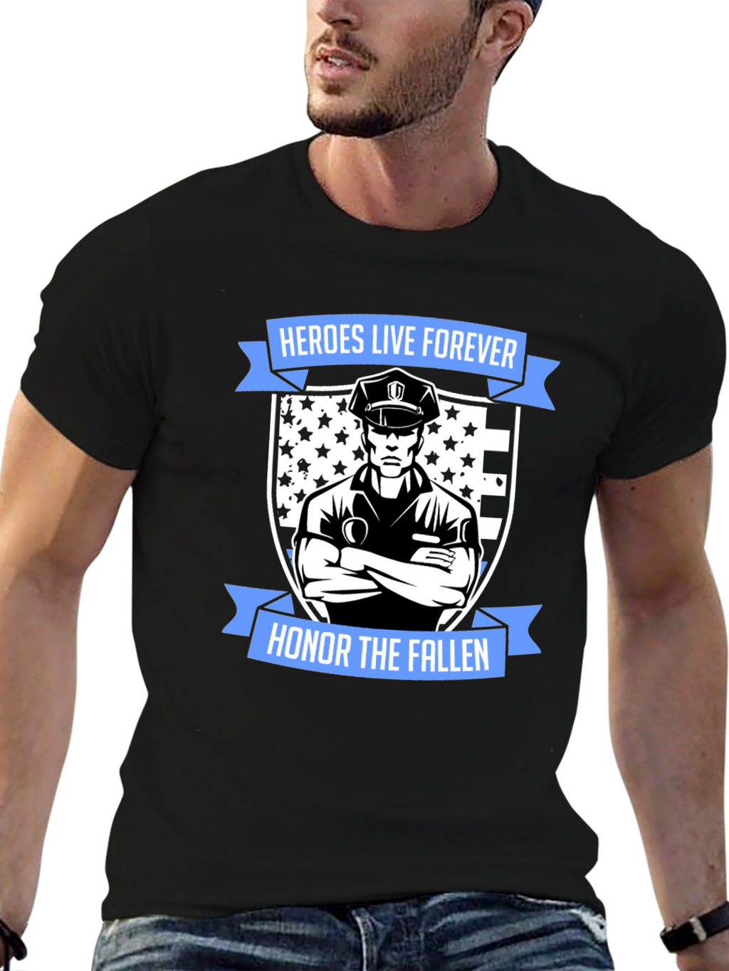 Heroes Live Forever T-Shirt