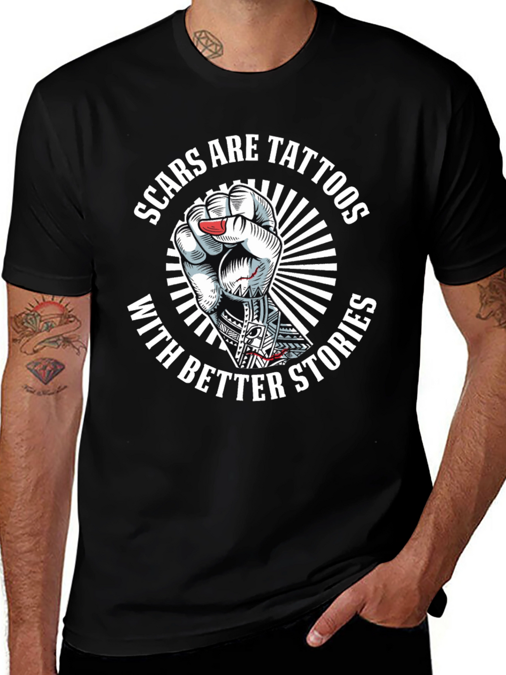 Scars Are Tattoos Graphic Tee