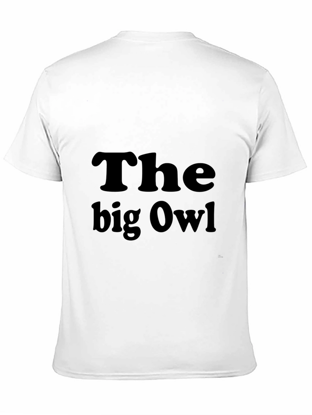 The Big Owl Black Graphic Tee - Mens