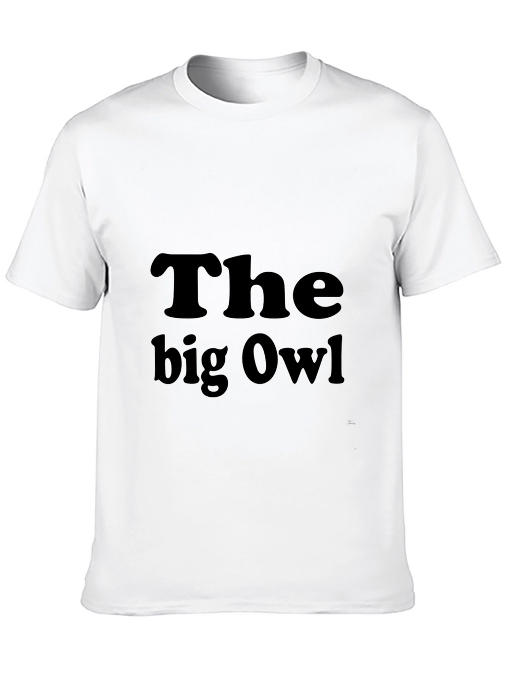 The Big Owl Black Graphic Tee - Mens